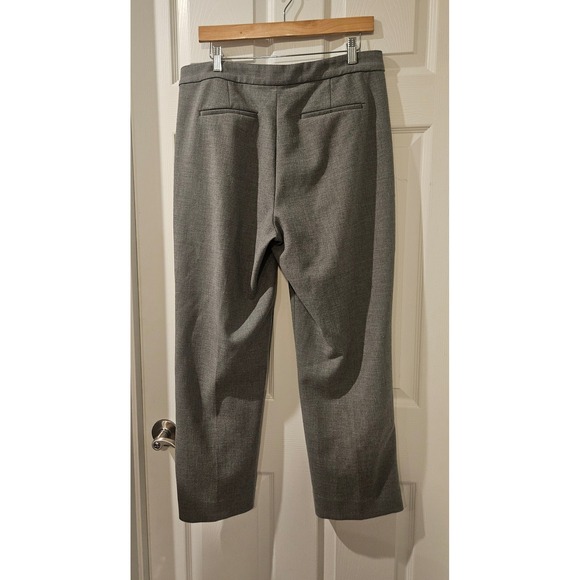 J.Crew Kate Straight-Leg Pant – Four-Season Stretch Heathered Smoke Gray Size 12 - Picture 6 of 8